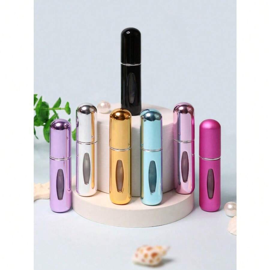 1Pcs Travel Perfume Bottle Refillable Portable Mini Atomizer Spray Refill Bottle Women Pocket Dispenser Cologne Sprayer 5ml