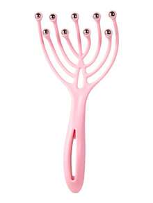 1pc 9-Claw Massage Tool With Roller Beads Head Massager, Scalp Scratcher, 5-Finger Massager, Soul Extractor - Multicolor - View 7