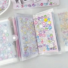 1 cuốn album lưu trữ bán trong suốt khổ A6, album đựng sticker, album đựng thẻ khổ A6 có khe cắm bên hông, album đựng tài liệu lập kế hoạch, chất liệu PP, album đựng thẻ dung lượng lớn, thích hợp để lưu trữ bưu thiếp, thẻ ảnh, hóa đơn, ghi chú, đồ dùng học tập, tài liệu văn phòng và biên lai. - Trong sáng - Xem 5