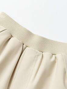 mini bala 2025冬季新款儿童保暖防风防水防水羽绒裤 - 淺卡其 - 查看 6