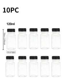 1pc/4pcs/10pcs -120ML/ 250ML/450ML/150ML/500ML-Leak-Proof Clear Plastic Juice Bottles - Perfect For Smoothies,Milk & Homemade Beverages - Juicing Containers,Meeting Daily Drinking Needs And Suitable For Various Scenarios. - Transparent - View 23