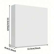 1 Wooden Box Label - Romantic And Whimsical Floral Wreath With Bold Declarations Of Love - Suitable For Home, Office, Gym, Bookshelves, Desktop Decorations, Gifts, Weddings, Memorial Day, Midsummer, New Year, And Book Lovers. 2D Design. - White - View 7