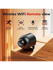 1/2/3 PCS Nighttime Surveillance Cameras 1080P Compact Wi-Fi Internet Cameras Wireless Mini Cameras, Suitable For Night Vision Applications In Homes, Offices And Cars - Multicolor - View 2