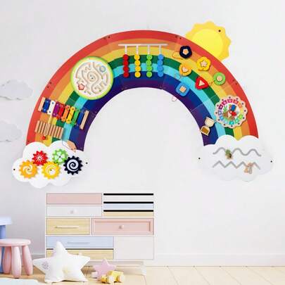Early Education Toddler Wall Game, Parent-Child Interactive Enlightenment Wall Decor Hanging Accessories, Educational Combination