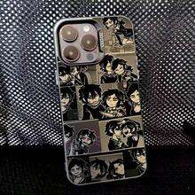 Funda de Teléfono El Ataúd de Andy y Leyley para 17,16,15,14,13,12,11,Pro,Max,Plus, Antigolpes Negra Mate Dura - Z6 - Ver 10