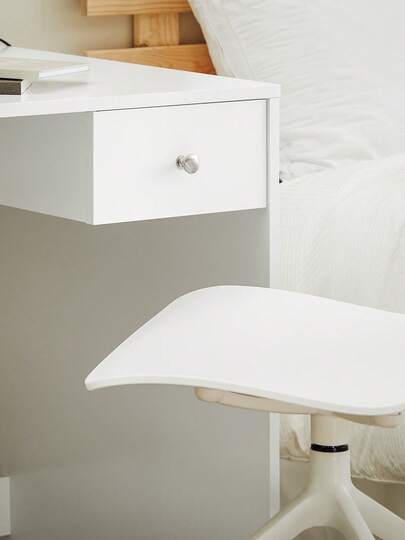 SoBuy FWT35 W, Home Office Tafel Desk, Computer Bureau Workstation Storage Shelves, Wit view 6