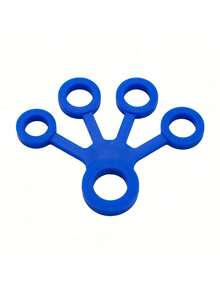 1 pieza Expansor de dedos con forma de mano de silicona caliente, entrenador de desarrollo muscular de la mano, reductor de fuerza de agarre elástico de los dedos, juguete antiestrés - Multicolor - Ver 17