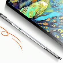 Lenovo BP26 Magnetic Stylus Pen, Compatible With All Apple IPad Models, Tilt And Pressure Sensitive, Seamless Latency And Anti-Interruption Touch, Bluetooth Display, Multi-Function Buttons, Metal Body, Ideal For Drawing And Creative Work. - White - View 4