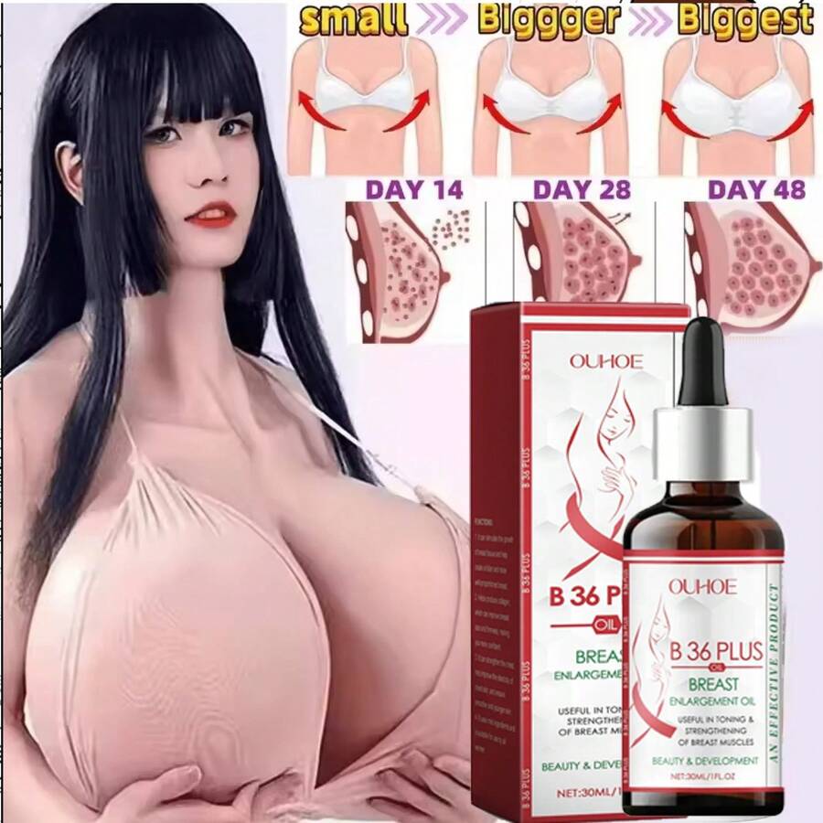 Breast Enlargement Essential Oil Enhancement Bust Growth Lifting Firming Massage Increase Elasticity Big Chest Care - 1 CÁI - Xem 1