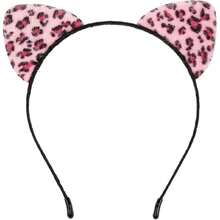 Black Cat Ear Headband Halloween Cat Ears Headband For Women Cute  Ears Furry Cat Ears Headbands For Adults,30214257 - Màu Hồng Tươi - Xem 1