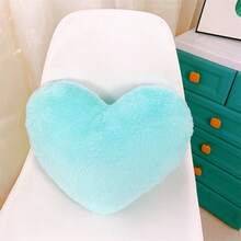 1PC Heart-Shaped Plush Pillow Soft Fluffy Pillow Sofa Bed Decorative Pillow Love Pillow Heart-Shaped Pillow Chair Cushion Chair Seat Cushion Office Supplies Chair Pillow Gaming Chair Office Chair Desk Accessories Office - Multicolor - View 12