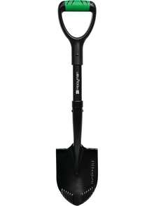 Hooyman - pala de excavación con construcción de acero al carbono resistente, asas ergonómicas antideslizantes con agarre en H, D y cuchillas dentadas para jardinería, gestión de tierras, yardas, agricultura y exteriores - 1 - Ver 2