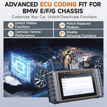 FOXWELL NT710 Diagnostic Tool Compatible With BMW, Full System Diagnostic Tool With Bidirectional Control, All Reset Services, Battery Registration And ECU Coding, Suitable For BMW/MINI/, Lifetime Free Updates - For BMW - View 3