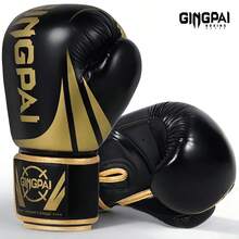 GINGPAI Găng tay đấm bốc chuyên nghiệp cho trẻ em tập Kickboxing, Muay Thái, MMA, Găng tay đấm bốc thoáng khí cho nam và nữ - Nhiều màu - Xem 16