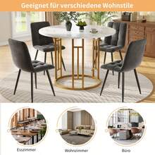 Dining Tables - Gold - View 6