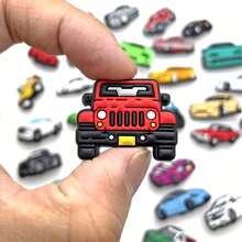 20/40 piezas Charms de coche aleatorios, adecuados para zapatos, pulseras, muñequeras, accesorios decorativos de PVC, regalo para niños, hombres, fiestas, zapatos, selecciones de primavera y verano, regalos para damas de honor, habitación, decoración de dormitorio, playa, viaje, para hombres, para mujeres, vacaciones, cosas lindas - Multicolor - Ver 3