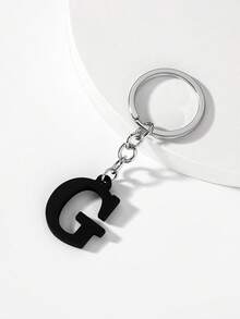 1pc Fashion Exaggerated English Letter Acrylic Unisex Keychain, Couples Accessory, Holiday Backpack For School Halloween Accessories Teachers Day Christmas Gift Ideas Bag Accessories Lanyards With Id Holder Car Accessories Bag Charms - Silver - View 44