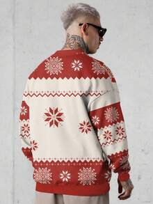 Customized Men's Hoodie, Can Customize Patterns Such As Portrait, Family Members, Pets, Cartoons, Holiday Themes, Suitable For Christmas - Multicolor - View 2