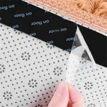 2Set (4pcs/Set) Anti Slip Rug Underlay Non Slip Rug Grippers Mat For Carpets To Stop Sliding - Black - View 2