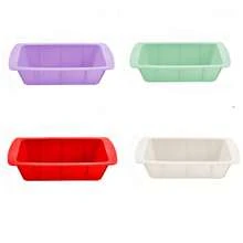 A Set Of 1/2/4 Pieces, Silicone Mini Rectangular Baking Molds (Dimensions: 19.2cm/7.56inx9cm/3.54in), Non-Stick And Easy-To-Demolding Rectangular Silicone Mini Cake Baking Trays, Suitable For Baking Bread, Soft Silicone Baking Molds And Bread Molds, Bread Trays, Brownie Cake Rectangular Baking Trays, Cake Molds. - Multicolor - View 24