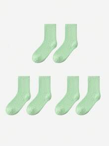 LUVLETTE 1/3/5 perechi de șosete de pluș pentru femei, șosete calde din fleece groase pentru dormit, acasă, maternitate, toamnă/iarnă, mărime universală 35-43 - Multicolor - Vizualizare 34