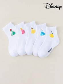 Disney 1/5 Đôi tất cao đến đầu gối kiểu công chúa dễ thương cho bé gái, họa tiết nàng tiên cá, hoạt hình Hàn Quốc, tất ngắn thoáng khí mùa đông cho bé trai và bé gái, kiểu dáng dễ thương, phù hợp với phong cách ngọt ngào, họa tiết hoạt hình đáng yêu, tất học sinh thoáng khí thời trang thường ngày, phù hợp để mặc hàng ngày, đi học, làm quà tặng ngày lễ - Nhiều màu - Xem 18
