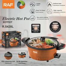 RAF.Multi-functional cooker, 8L electric frying pan, hot pot, electric steamer, instant noodle cooker. - Tipo de Enchufe A USA (110-127V) - Ver 1