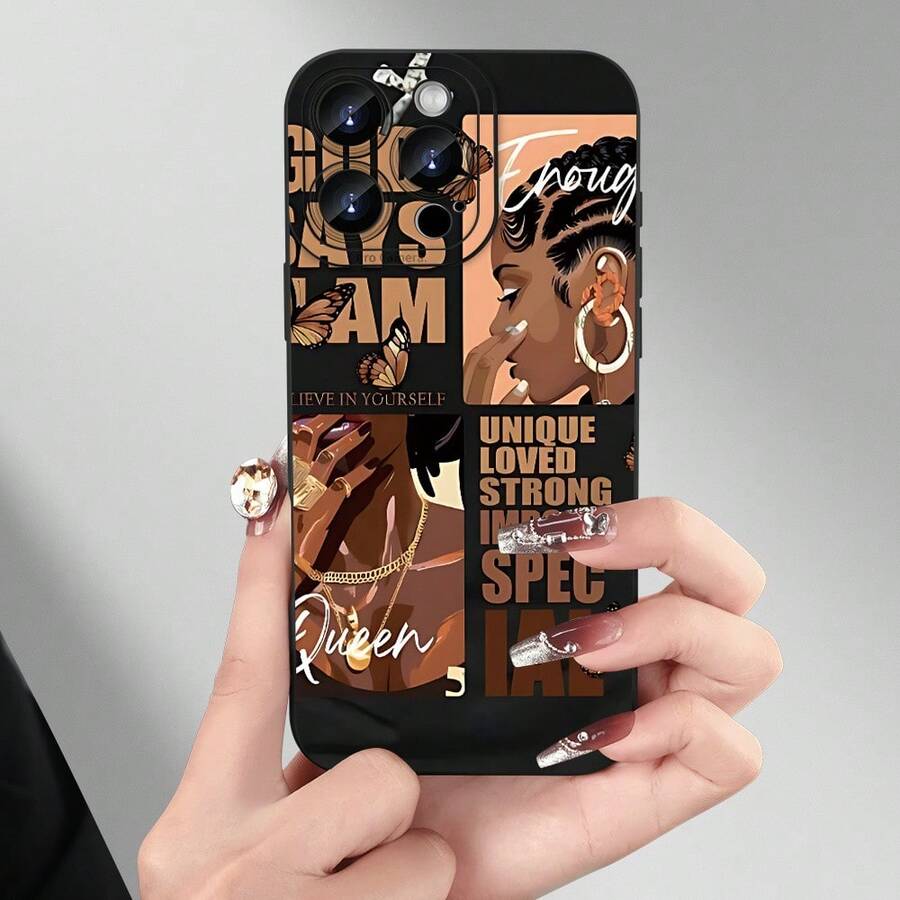 Fashionable, , Beautiful, Fun, High-End, Soft, Protective Phone Case For IPhone 7/8/X/XS/XR/11/12/13/14/15/16 Plus Pro Max Mini, Perfect Holiday Gift/Birthday Gift - Color Mixing - View 1