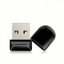 1 ổ USB Flash Drive, dung lượng tùy chọn: 1GB, 2GB, 4GB, 8GB, 16GB, 32GB, 64GB, 128GB, tốc độ cao USB 2.0, chất liệu kim loại, tương thích với PC/Laptop/Máy tính bảng/Điện thoại/Hệ thống âm thanh ô tô/Máy chơi game/Thiết bị âm thanh - Lưu trữ tập tin của bạn một cách an toàn! - màu đen - Xem 16