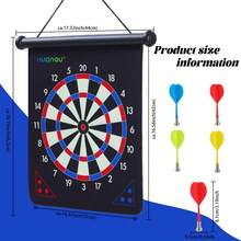 12支装磁性飞镖套装，创意趣味派对/俱乐部/家庭聚会游戏，成人派对游戏，圣诞礼物，新年礼物，复活节礼物派对游戏