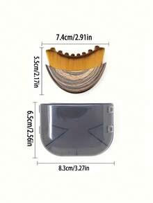 1支淋巴塑形面部及身体按摩刷 - 一款淋巴引流按摩器，用于塑造面部、下巴和下颌线条。符合人体工程学设计，可精准贴合肌肤，缓解疲劳。配有收纳盒。采用符合人体工程学的椭圆形刷头和干洗刷头。可用于面部按摩、清洁。 - 彩色 - 查看 10