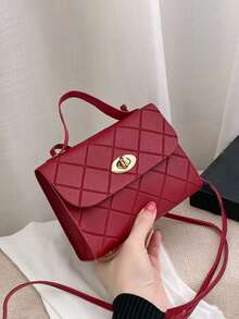 1pc Girl's Handbag & Crossbody Bag, Cosmetic & Phone Pouch, Casual Plaid Small Bag, Ideal Gift - Multicolor - View 15