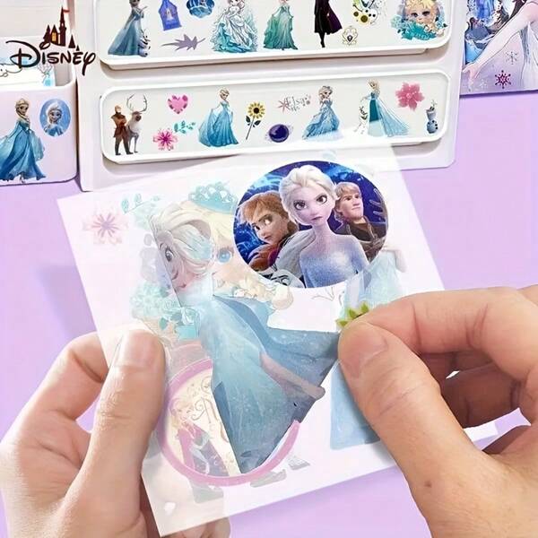 Disney Frozen II 100 pezzi Adesivi - Elsa, Anna, Olaf e altri personaggi dei cartoni animati, Decalcomanie per custodie per telefono, computer portatile, borracce, valigie - Perfetti per regali scolastici, di laurea e di compleanno, Adesivi carini