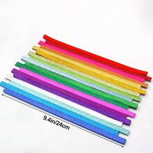 90/360/520/540Pcs Glitter Origami Star Paper Strips, Lucky Star Decoration Paper Strips For DIY Hand Art Crafts Origami, Great For Classroom Craft Projects And Party Gift Giving - Multicolor - View 12