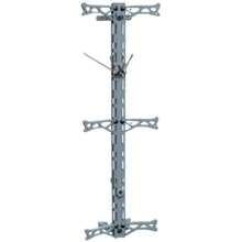 Hawk Helium - Varillas de Escalada de Aluminio Ligeras de 30 Pulgadas con escalones Plegables y Ranuras para agarrar Botas (1 Paquete/3 Unidades)(1 paquete) - Multicolor - Ver 1