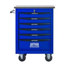 Double Door Clapboardl Multifunctional Tool Trolley - Black & Red (BLAK&RED) - Multicolor 8 - View 5