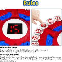 Basta Juego De Mesa Español | Word Game | Fast-Paced Family Board Game | Choose A Category & Race Against The Timer To Be The Last Player | Learning Game Great For All Ages - Đỏ, xanh và trắng, Tây Ban Nha - Xem 7
