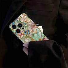 Striped Pattern Film Phone Case Compatible With IPhone 17air 16/15/14/13/12 Pro Max 14 15 16 Plus 11 Thickened Double Layer TPU + PC 2-In-1 Shockproof And Anti-Drop Protective Case, Provides Sturdy Protection, Perfect Birthday Gift For Friends - Multicolor - View 5