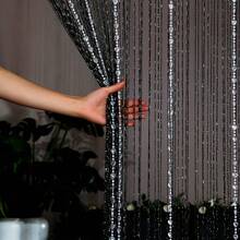 1pc Acrylic Beaded Curtain - 1x2m Room Divider, Suitable For Wedding Decor And Home Partition | Elegant Sparkling Design