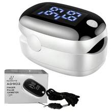 Finger Pulse Oximeter For Blood Oxygenation, Blood Oxygen Saturation Monitor, O2 Meter, Portable SpO2 And Pulse Rate Monitor, Lanyard Included, Batteries Not Included, With Elegant Packaging Box Included - Black - View 4
