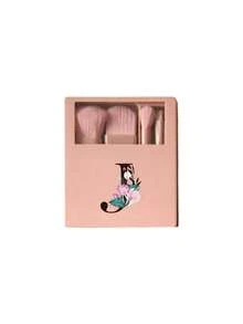 Set di pennelli cosmetici portatili color pelle con specchi, stampa floreale con lettere da A a Z, set di pennelli per trucco con setole morbide, pennelli da viaggio per il trucco con scatole a specchio, penne cosmetiche multifunzione mini, pennelli per fondotinta, pennelli per ombretti, strumenti per principianti per la bellezza, set di organizer per il trucco, rastrelliera per il trucco, include pennelli cosmetici, regali convenienti per ragazze, set di strumenti per il trucco, forniture da viaggio portatili, articoli da viaggio necessari, set di pennelli completo, set di pennelli per il trucco, kit di trucco completo, set di pennelli, set di pennelli per il trucco, set regalo per il trucco