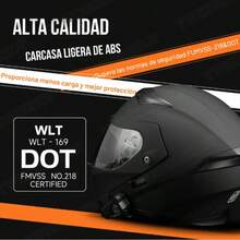 Casco Integral con Luz LED y Auricular Bluetooth - Color Negro Mate, Material ABS, Talla M, Certificación , Certificaciones MSDS y UN38.3 | Incluye: Casco + Luz LED + Bluetooth Y10 + Altavoz y Micrófono + Base de Sujeción de Pinza + Cable de Carga Type-C | Embalaje: Bolsa de Tela No Tejida + Caja de Cartón de Cuero para Interior - XL - Ver 6