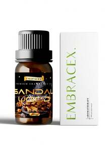 EMBRACEX. 10毫升天然檀香精油 | 高品质香氛精油，适用于家用香薰机、香薰疗法、加湿器，持久留香。简约时尚香氛精油，可用于蜡烛制作，亦可作为礼品 - 1瓶 - Sandalwood - 查看 7