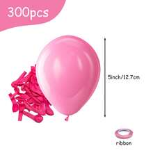 Bóng bay tiệc cao su hồng 5 inch - Bóng bay heli hồng mờ dùng cho tiệc sinh nhật, kỷ niệm ngày cưới, tiệc chia tay độc thân, tiết lộ giới tính, tiệc công chúa, trang trí tiệc ngày lễ tình nhân - Hồng - Xem 12
