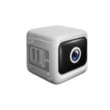 Câmera de Segurança Sem Fio 1080P com Visão Noturna, Detecção de Movimento, Conexão WiFi, Carregamento USB, Design Compacto, Adequada para Casa e Cuidados com Idosos, Pode Ser Usada como Câmera de Monitoramento de Idosos, Decoração Moderna para Casa, Estrutura Durável - Branco - Visão 3