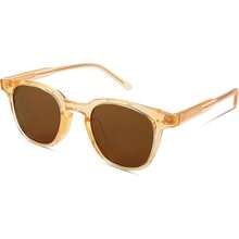 Gafas de sol clásicas Lentes de sol redondas retro para mujeres hombres Gafas de moda - 005 Montura leopardo/lente gris - Ver 10