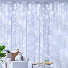 Bedroom Backdrop Lighting String, Wedding Birthday Party Decoration, Holiday Celebration Party Decor, With Remote Control, USB Port