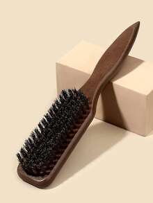 1pc Unisex Hair Comb/Beard Brush, Fragrance-Free Professional Hair Styling Comb, Gradient Comb And Haircut Cleaning Brush, Smooth Grooming Tool, Thick/Thin Hair Brush, Suitable For National Day, Bathroom, Scalp Massage, Back To School, Travel & Daily Life, Christmas, Christmas Decoration, Christmas Gift - one-size - View 4