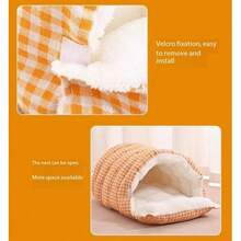 畅销猫床 冬季保暖封闭式宠物床 四季通用狗屋 小型犬笼 可机洗猫床 - 彩色 - 查看 9