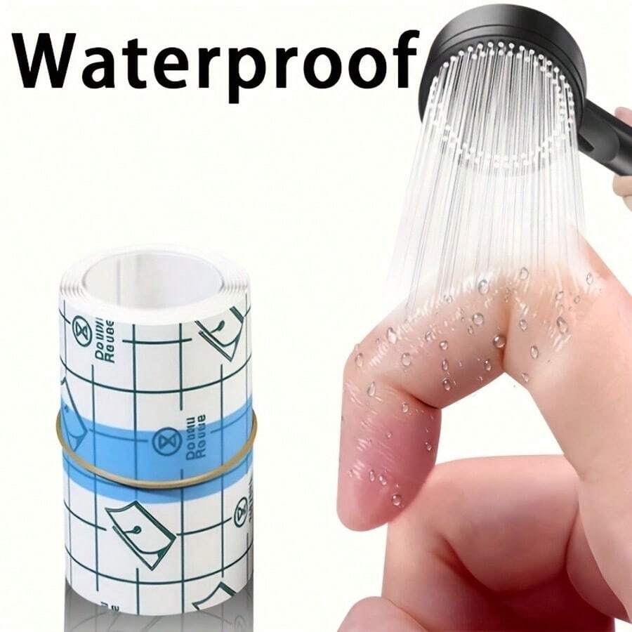  1 Roll 2M Waterproof PU Bandages Disposable Transparent Stretchable Adhesive Bandages Protect Your Tattoos And Showers Protective Skin